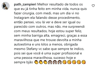 Depoimento de paciente da AllMãe