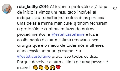 Depoimento de paciente da AllMãe
