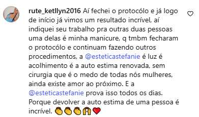 Depoimento de paciente da AllMãe